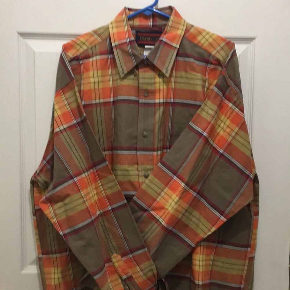 Twenty X Long Sleeve Button Shirt 20X Cowboy Western Wear EUC Wrangler